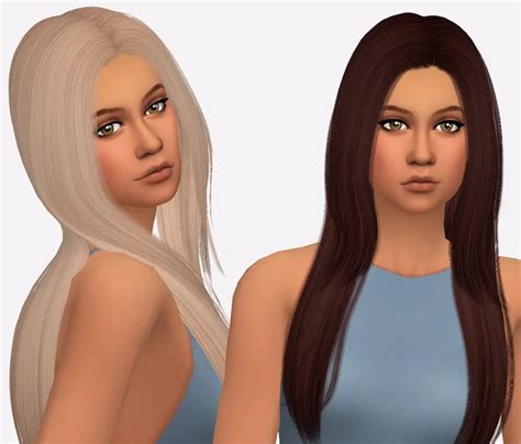 Simista Cazy`s Over The Light Hair Retextured Sims 4 Hairs