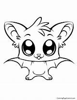 Bat Coloring sketch template