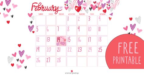 Free February Printable Calendar Add Holidays Or Events And Use Our Monthly Weekly Or Daily