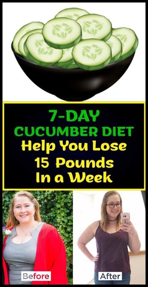 Lose 15 Pounds In 2 Weeks With This Amazing Cucumber Diet Healthy