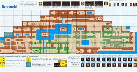 30 Legend Of Zelda Overworld Map Quest 1 Maps Database Source