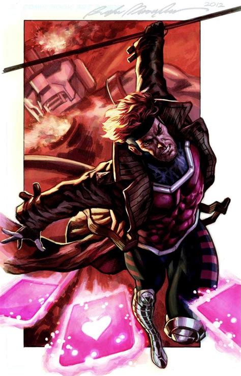 Gambit Commission Colors By Felipemassafera On Deviantart Gambit X Men