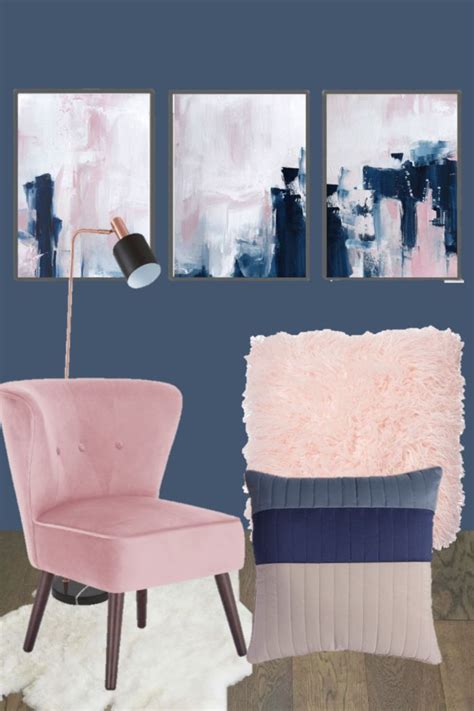 That's why we've brought all our collections together in one place for you to shop with ease. Navy Blue and Pink Bedroom Inspiration | Dream of Home