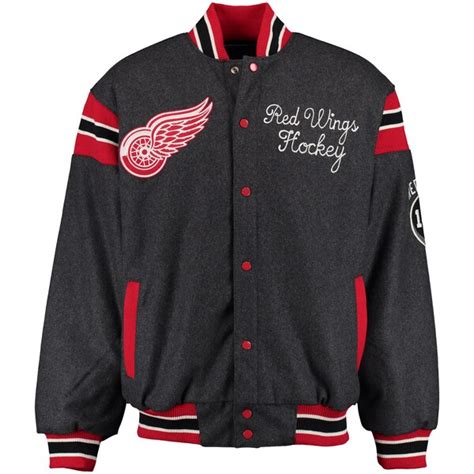 Mens Detroit Red Wings G Iii Sports By Carl Banks Charcoalblack