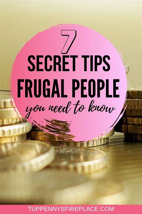 7 Secret Thrifty Living And Frugal Tips Of Fabulously Frugal People