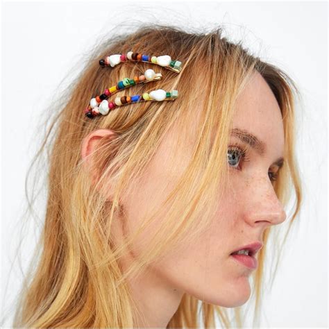 Bohemian Colorful Beads Handmade Hair Pins For Women Headband