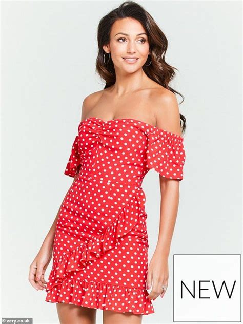 Michelle Keegan Launches New Summer Clothing Collection With Very Fashion Tea Dress Red Dress