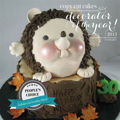 Cute Hedgehog Birthday Cake Hedgehog Birthday Cat Cake Photo Cake