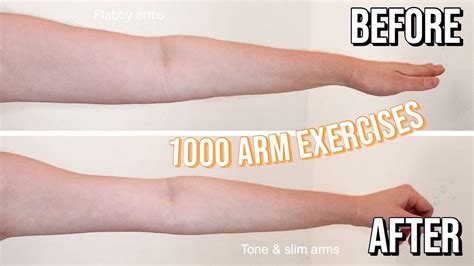 I Did 1000 Arm Exercises In One Day How To Get Tone And Slim Arms