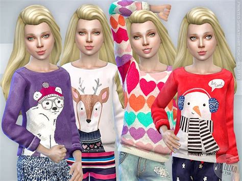 Lana Cc Finds Childrens Clothes Sims 4 Cc Sims 4 All In One Photos