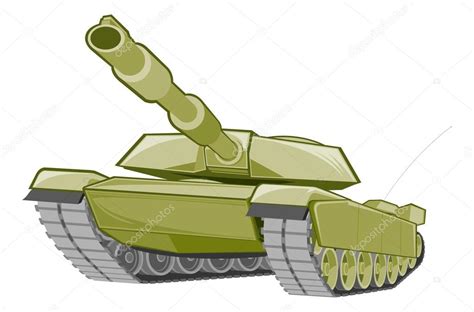 Illustration Of Army Tank — Stock Vector © Slipfloat 58953501