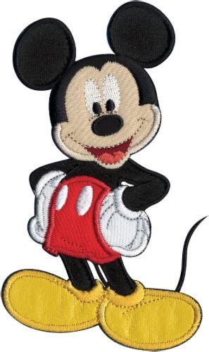 Wrights Disney Mickey Mouse Sew On Applique Mickey Mouse 1 Count