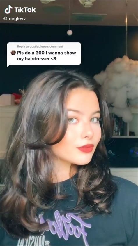 Meglevv On Tiktok Curtain Bangs And Layers Hair Styles Bangs With
