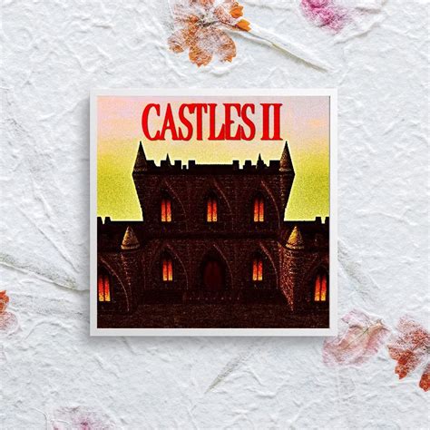 Lil Peep Castles Canvas Posterlil Peep Castles Album Cover Etsy