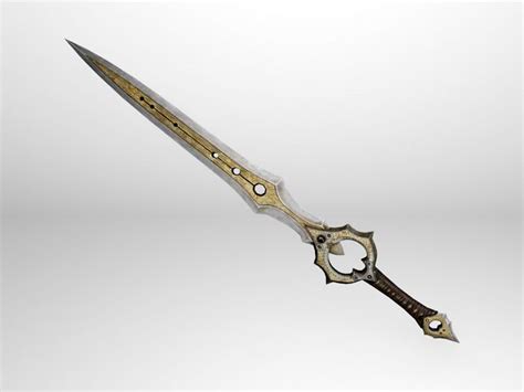 Infinity Blade Sword 3d Model 3d Studioobject Files Free Download Cadnav