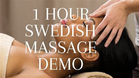 Massage Therapist Demonstrates 1 Hour Massage Youtube