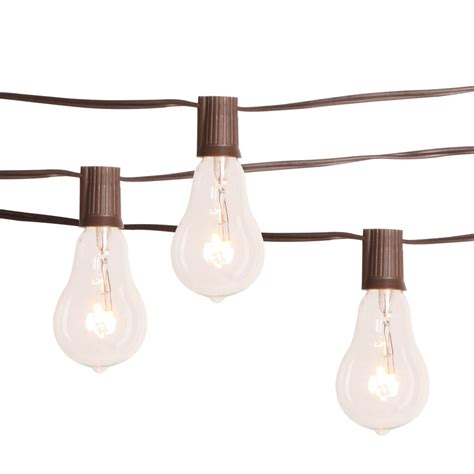 Let your ceiling light be a bright spot in your home. The Home Depot Edison Bulb String Lights | The Home Depot ...