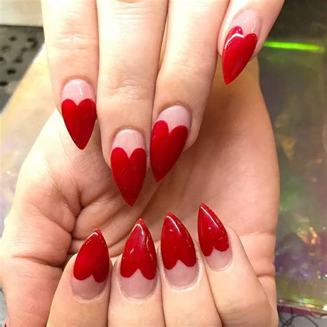 Valentines Day Nails Vintage Nails Heart Nail Designs Manicure