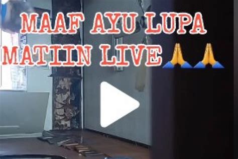 Video Ayu Ozawa Bersama Akong Viral Tiktok Maaf Ya Ayu Lupa Matiin Live
