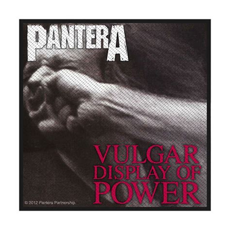Pantera Vulgar Display Of Power Textile Poster Clarity Records