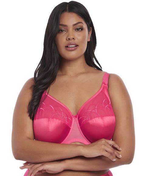 Elomi Elomi Womens Cate Underwire Full Cup Banded Bra 34k Guava