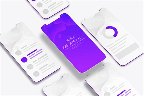 Free download for android and ios. UI Isometric Perspective Mockup, Ui Mockup, App Mockups