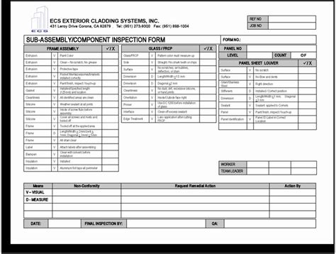 Quality Control Form Template Beautiful Of Quality Check Sheet