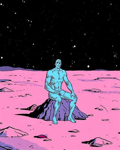 Retro And Sci Fi Art On Instagram Dr Manhattan 💖 From Watchmen By
