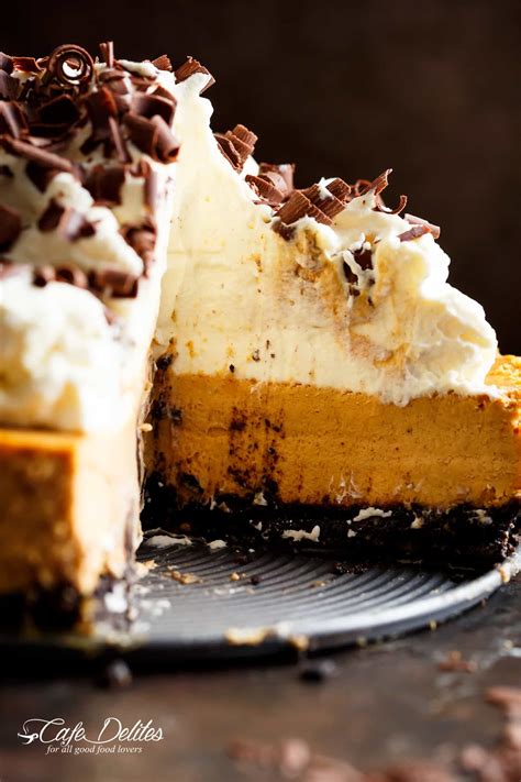 Chocolate Pumpkin Cheesecake Is A Fluffy Creamy Pumpkin Cheesecake