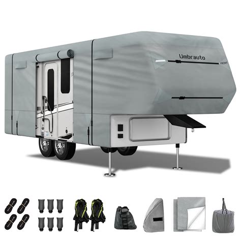 Umbrauto 2022 Upgraded 6 Layers Top 5th Wheel Rv Cover Polypro Anti Uv
