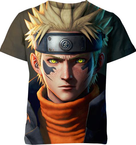 Naruto Uzumaki Anime Shirt Full Printed Apparel