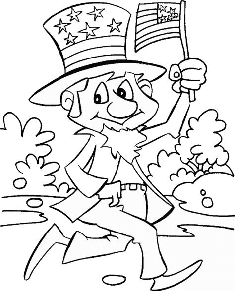 Kids of all ages from toddler to preschoolers, kindergartners and more will love these no prep, free printable 4th of july coloring pages. Fourth of July Coloring Pages
