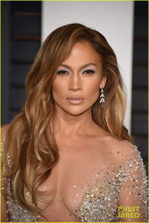 Jennifer Lopez Stuns In Sheer Dress At Oscars After Party
