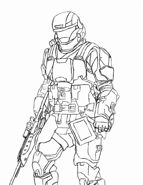 Free Coloring Pages Military Vehicles Inspirational Halo Odst Coloring
