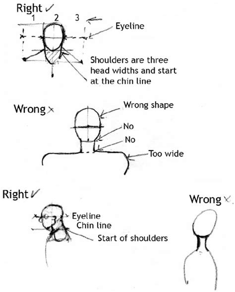 How To Sketch Heads And Shoulders How To Artists And Illustrators
