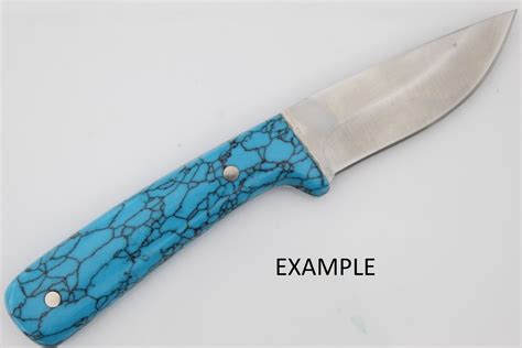 Reconstituted Stone Knife Scales Turquoise 10 Premium Knife Supply