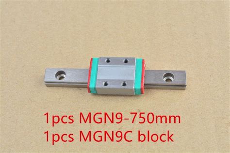 Mr9 9mm Linear Rail Guide Mgn9 Length 750mm With Mini Mgn9c Or Mgn9h