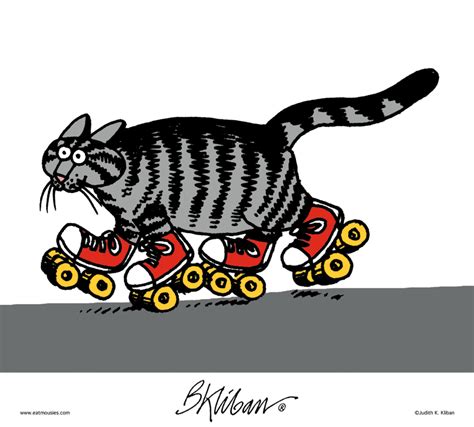 A Drawing Of A Cat Riding On Roller Skates With Wheels In Front Of It