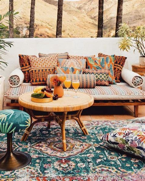57 Beautiful Bohemian Patio Designs Digsdigs