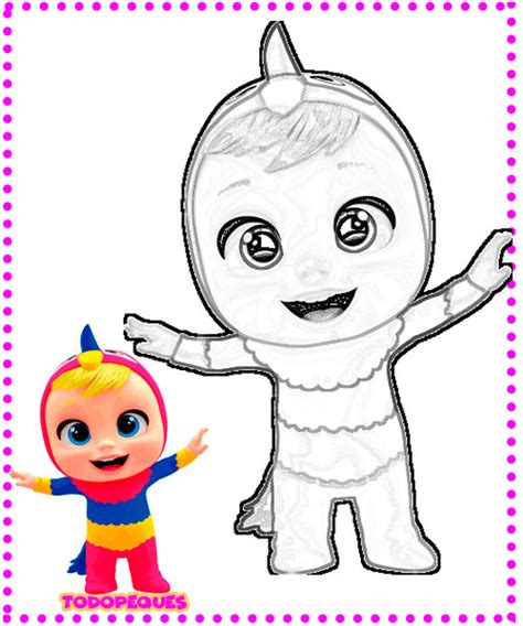 Dibujos Para Colorear Bebes Llorones - páginas para colorear