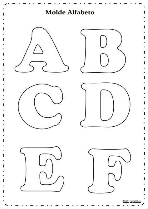 Os moldes de letras grandes, assim como outros tipos de moldes de letras podem ser bastante úteis, seja no aprendizado escolar para crianças que estão chegando na escola, seja para trabalhos de. Alfabeto Para Imprimir - Coloring City