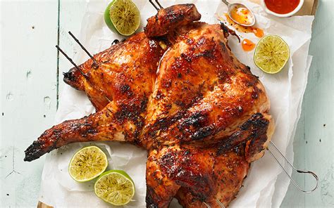 This spatchcock chicken recipe leaves you with the juiciest herbed chicken meat and super crispy skin. Smokey Lime and Chilli Spatchcock Chicken | Webbs Garden ...