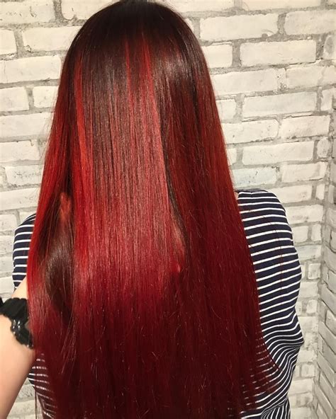 Add Blood Red Hues To Your Clients Dark Hair For The Ultimate Poison