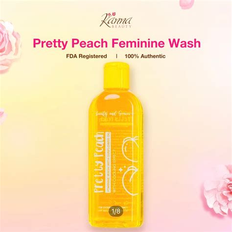 Pretty Peach Feminine Wash By Beauty And Graces 150ml Shopee Philippines