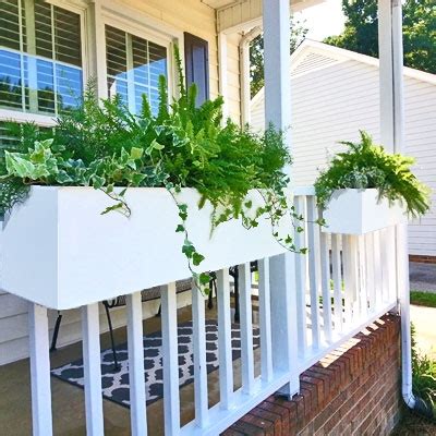 Buy railing planter boxes and get the best deals at the lowest prices on ebay! 2-Foot-Long Over-the-Rail Hanging Modern PVC Planter for ...
