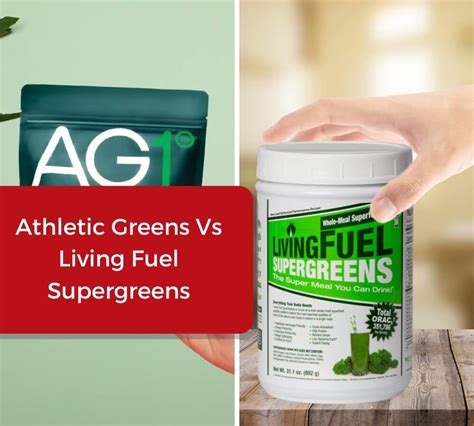 Athletic Greens Vs Living Fuel Supergreens Gaining Tactics