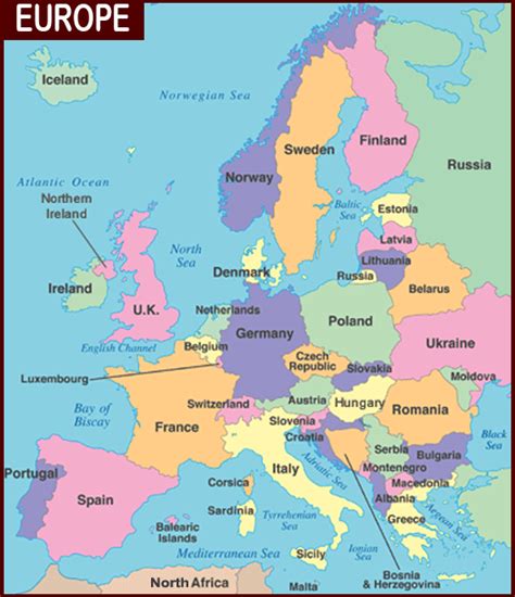 Map Of Europe Cities Pictures Map Of Europe Countries Pictures
