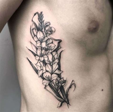 Gladiolus Tattoo Sign Of Strength With Elegance Tat Hit