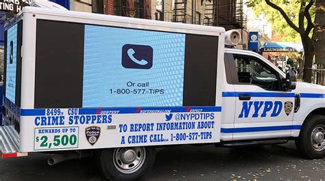 Nypd Unveils New Crime Stoppers Truck City Of New York