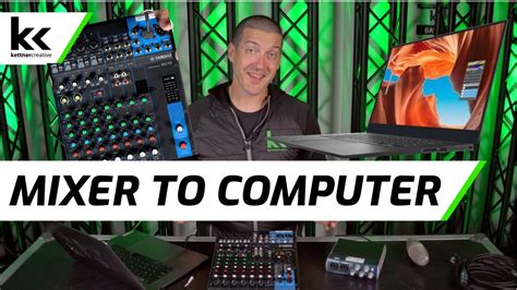 6 Ways To Connect An Audio Mixer To A Computer Mac Or Pc Youtube